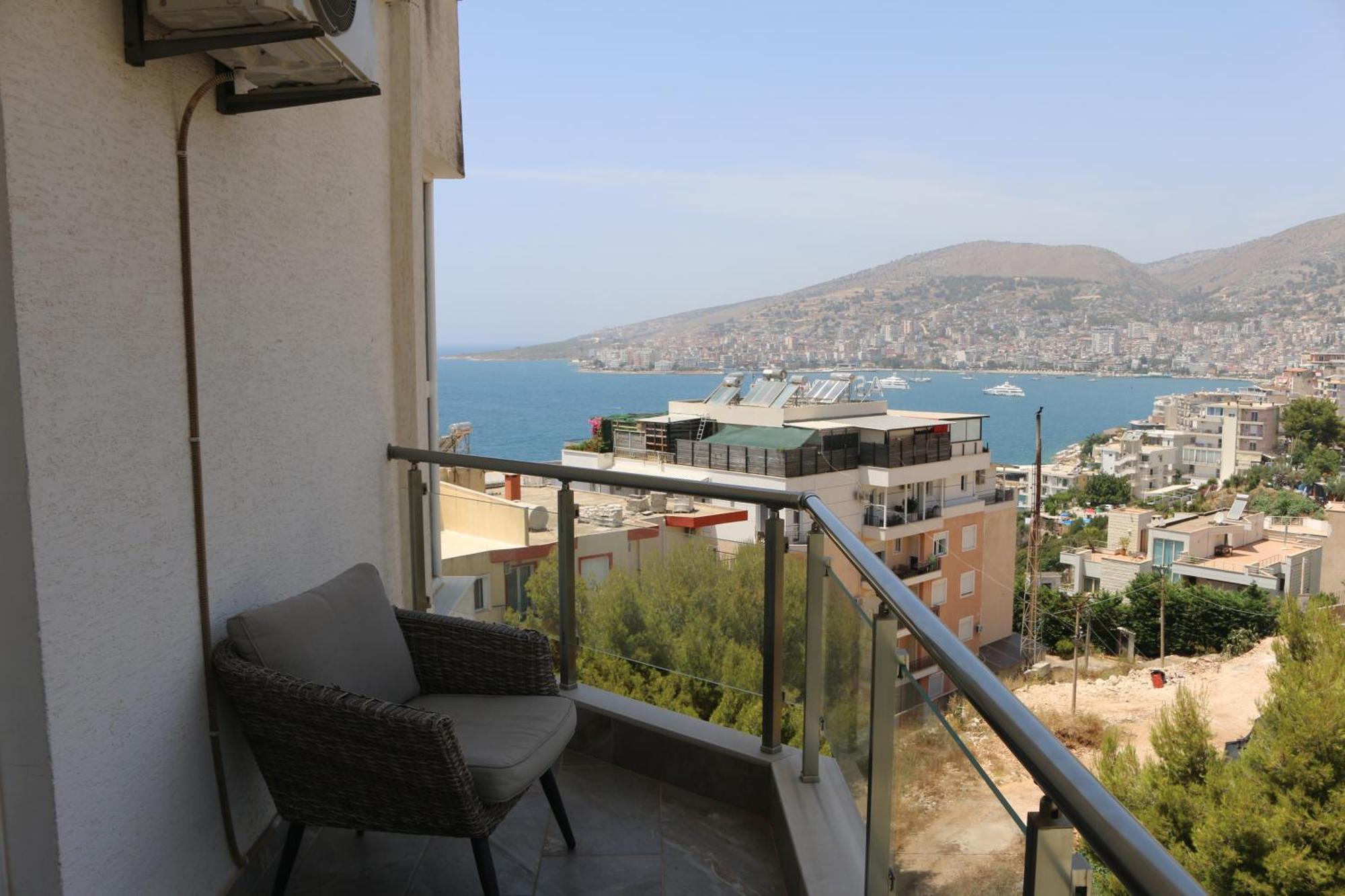 Infinity Sea View Penthouse Apartment Sarande Exterior photo